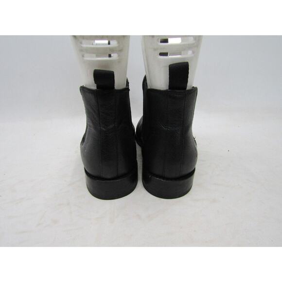Frye Mens Size 7 D Black Leather Ankle Chelsea Boots